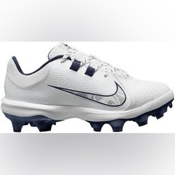 Nike hyperdiamond 4 Pro MCS softball cleats white women’s size 9.5 athletic - Picture 1 of 11
